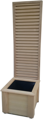 Planter Box with Trellis back